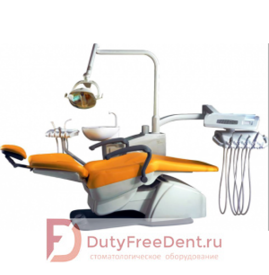 Premier 10 - стоматологическая установка с нижней подачей инструментов, стулом врача и ассистента 